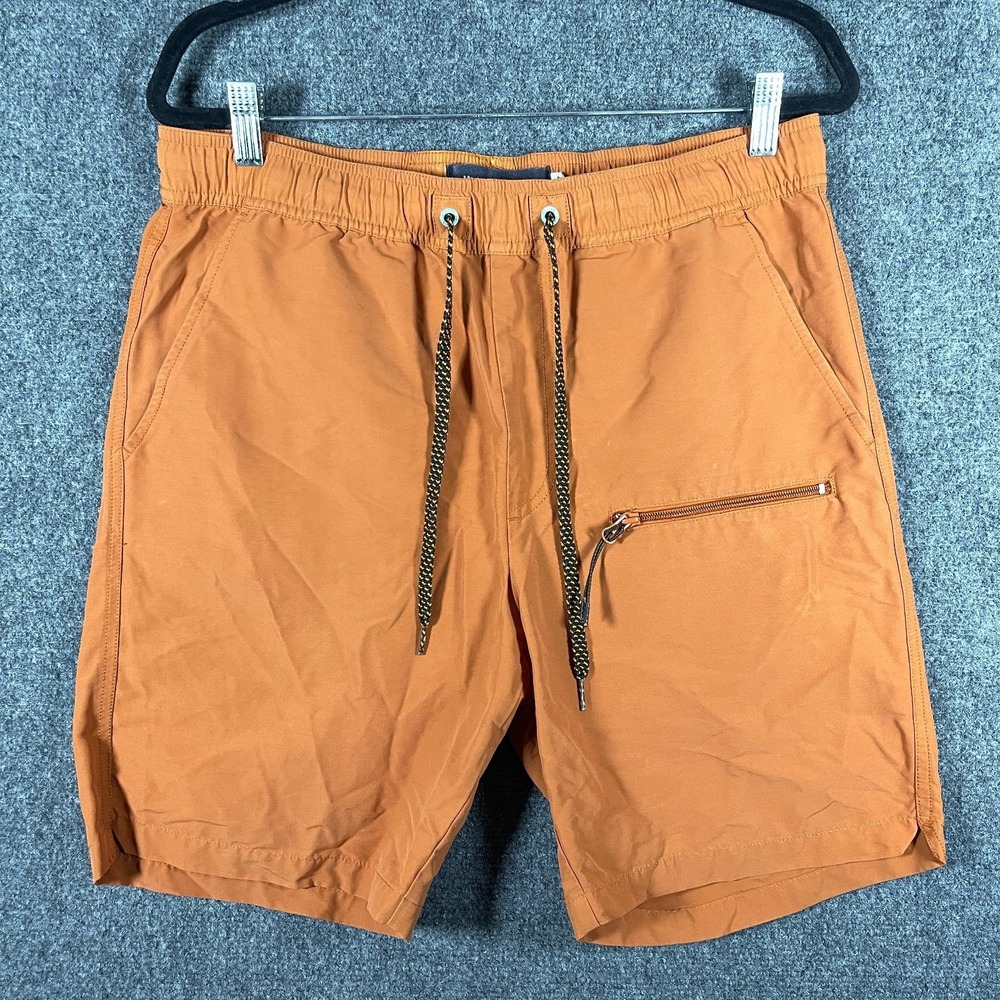 Modern Amusement Swim Board Shorts Rust Orange Mens Size Medium #3143